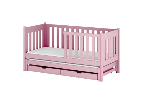 KAJA 80x200 Rosa Kinderbett mit Ausziehbett Lano Möbel