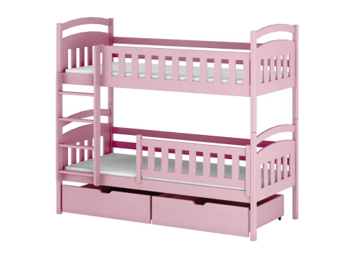 IGNAŚ 80x160 Rosa Etagenbett Lano Möbel