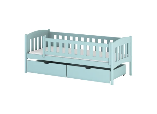 GUCIO 80x160 Blau Einzelbett für Kinder Lano Möbel