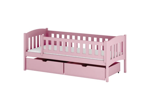 GUCIO 80x200 Rosa Einzelbett für Kinder Lano Möbel