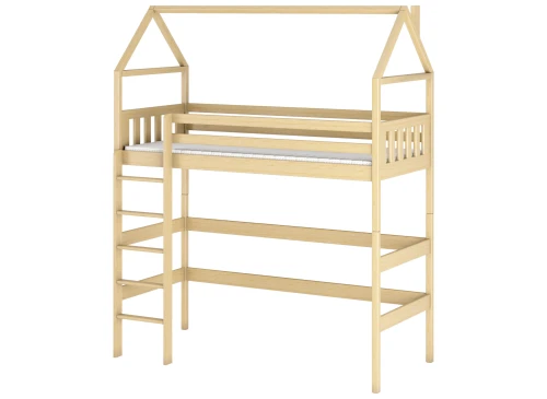 GLORIA 80x180 Çam Loft Yatak Ranza Lano Meble
