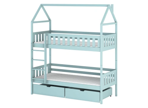 GAJA 90x190 Blau Etagenbett Lano Möbel