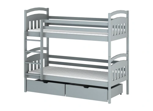 GABI 80x180 Hellgrau Etagenbett Lano Möbel