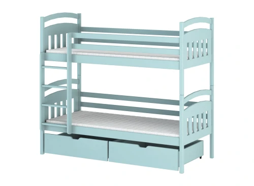 GABI 80x200 Blau Etagenbett Lano Möbel