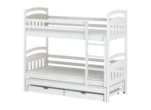 ALAN 90x190 Weiß Etagenbett Lano Möbel