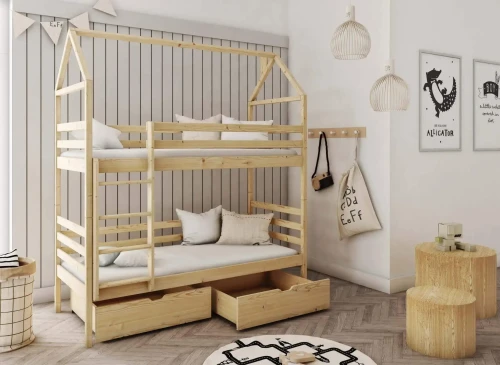 ALEX 80x180 Kiefer Etagenbett Lano Möbel