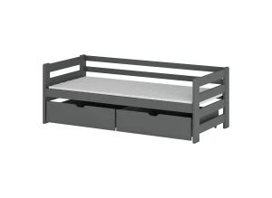 ERGO 80x160 Graphit Einzelbett für Kinder Lano Möbel
