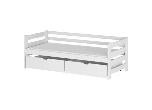 ERGO 80x200 Weiß Einzelbett für Kinder Lano Möbel