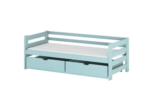 ERGO 90x200 Blau Einzelbett für Kinder Lano Möbel