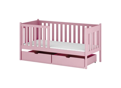 ALICJA 90x180 pembe çocuk yatağı Lano Meble