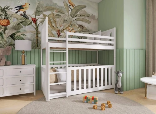 CRIS 90x190 Weiß Etagenbett Lano Möbel