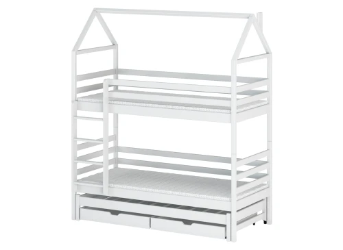 DALIA 80x170 Weiß Etagenbett Hausbett Lano Möbel