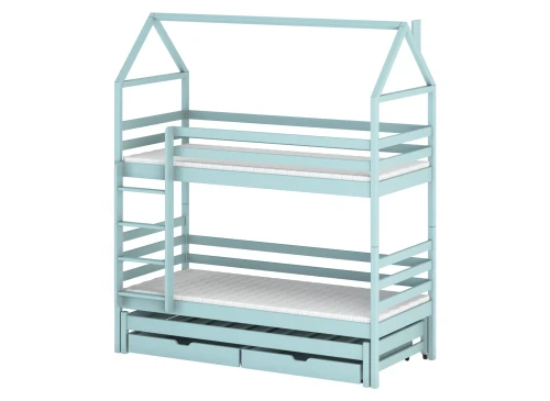 DALIA 80x190 mavi ev tipi ranzalı yatak Lano Meble