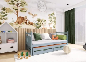 DANIEL 80x190 kül gri yavrulu ranza Lano Meble