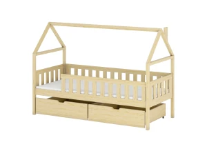 DOMI 90x190 Kiefer Einzelbett für Kinder Lano Möbel