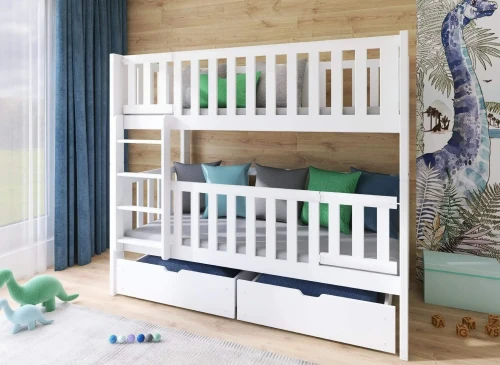 KSAWERY 80x180 Weiß Etagenbett Lano Möbel