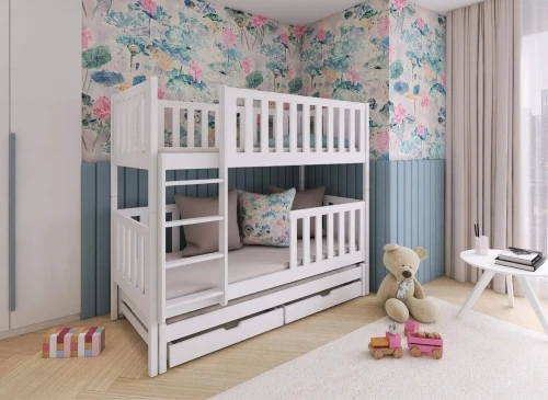 LEA 80x200 Beyaz Ranza Lano Meble