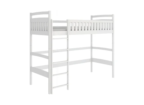 MIA 80x180 Beyaz Ranza Loft Yatak Lano Meble