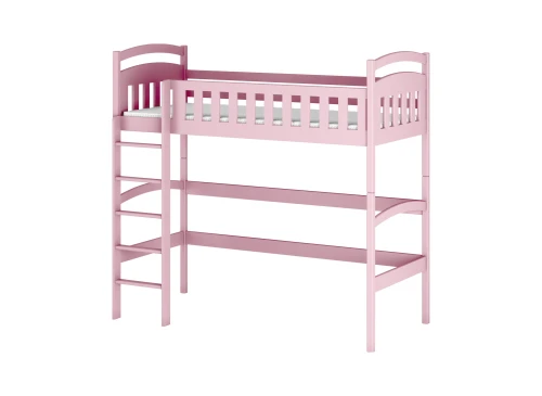 MIA 90x190 Rosa Einzelbett für Kinder Hochbett Lano Möbel