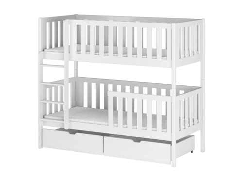 MICHALINA 80x190 Beyaz Ranzalı Yatak Lano Meble