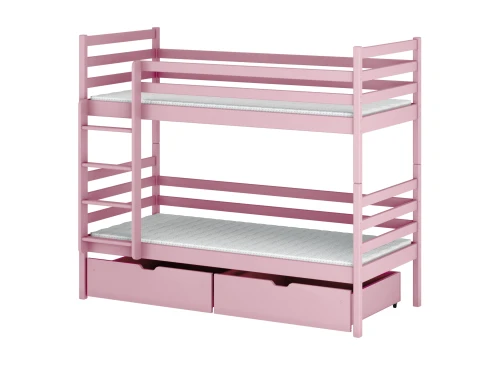 NEMO 80x170 Pembe Ranzalı Yatak Lano Meble