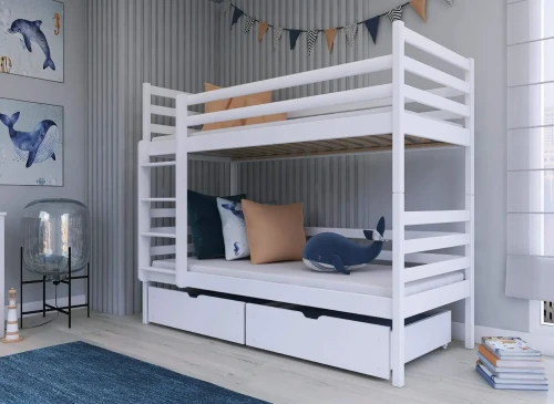 NEMO 80x190 Weiß Etagenbett Lano Möbel