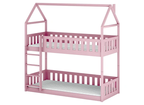 POLA 90x190 pembe ranzalı ev yatağı Lano Meble