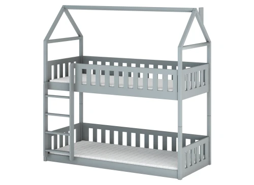 POLA 90x200 Hellgrau Etagenbett Lano Möbel