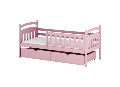 TERRY 80x200 Rosa Einzelbett für Kinder Lano Möbel