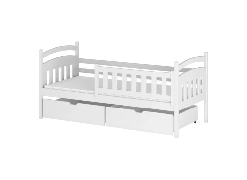 TERRY 90x190 Weiß Einzelbett für Kinder Lano Möbel