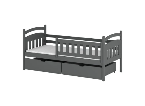 TERRY 90x190 Graphit Einzelbett für Kinder Lano Möbel
