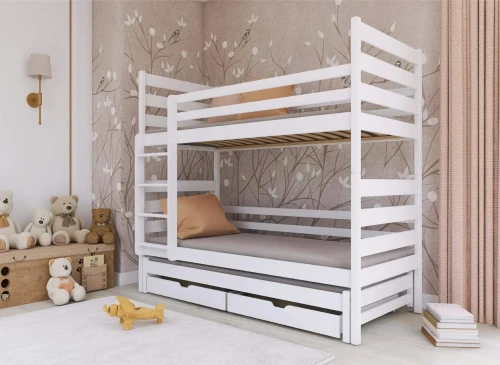 TOMI 80x190 Beyaz Ranza Lano Meble