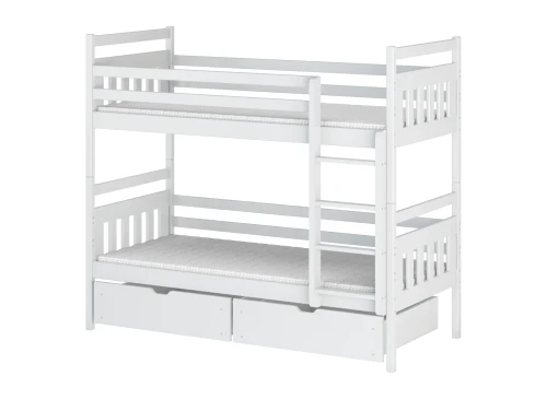 ADAŚ 80x200 Weiß Etagenbett Lano Möbel
