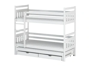 SEWERYN 90x200 Weiß Etagenbett Lano Möbel