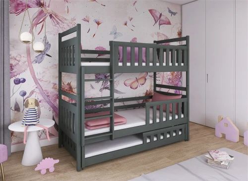 OLIWIA 80x180 grafit ranzalı yatak Lano Meble