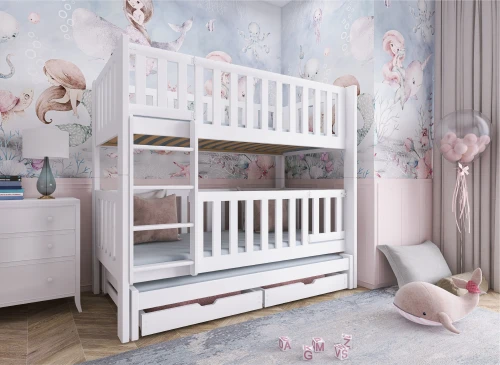 AGATA 80x180 beyaz ranza Lano Meble