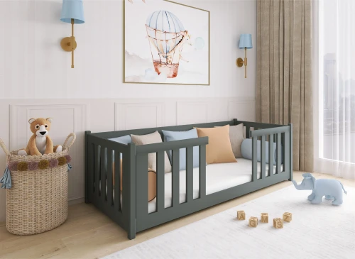 FERO 90x180 grafit çocuk yatağı Lano Meble