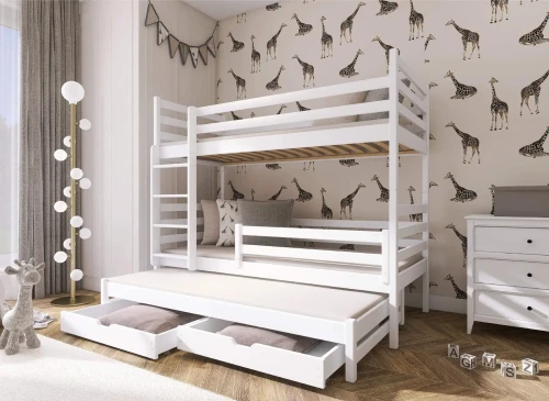 LUK 80x190 Beyaz Ranza Lano Meble