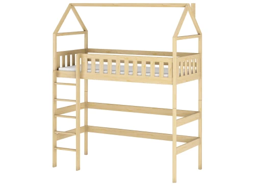 OTYLIA 90x190 Kiefer Einzelbett für Kinder Hochbett Lano Möbel