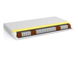 LUNO 140x200 orta sert 19 cm paket yaylı visco destekli yatak Lano Meble