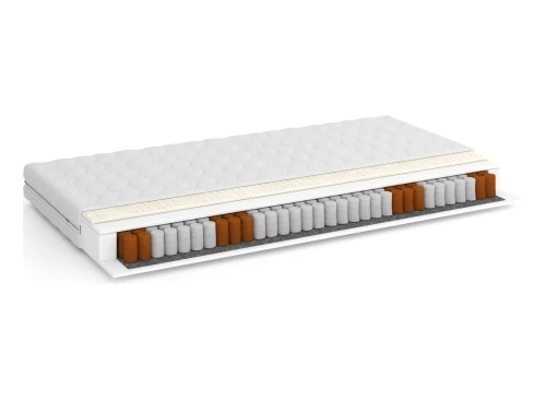 VIVA 90x160 orta sert 19 cm paket yaylı ve lateks katmanlı yatak - Lano Meble