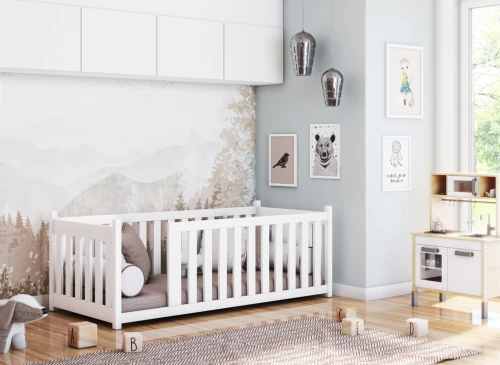 CONCEPT 90x200 Kiefer Montessori Bodenbett Lano Möbel