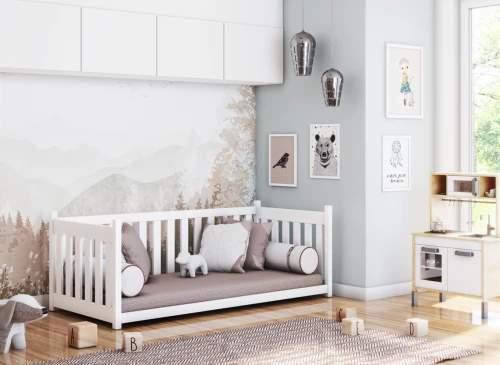 CONCEPT 80x160 Kiefer Montessori Bodenbett Lano Möbel