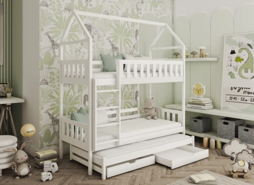 IGA 90x180 Beyaz Ev Tipi Ranza Lano Meble