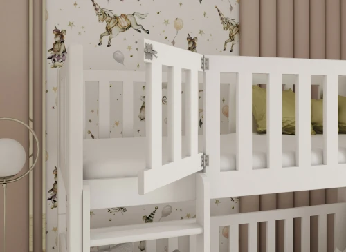 KSAWERY 80x180 Weiß Etagenbett Lano Möbel