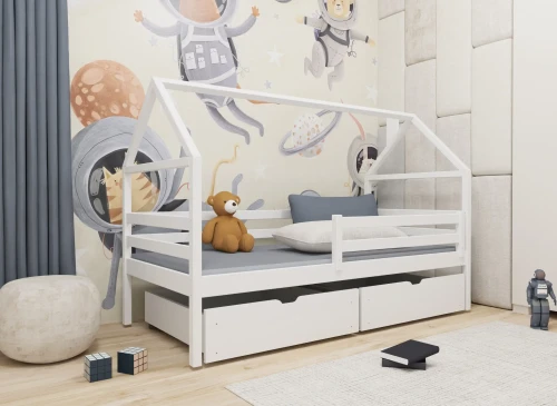 ARON 80x170 beyaz çocuk ev yatağı Lano Meble