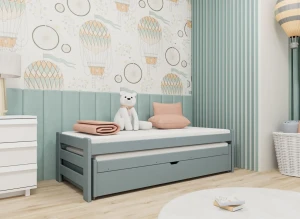 ANIŚ 80x190 Gri Ranzalı Çocuk Yatağı Lano Meble