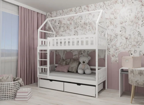 GAJA 90x190 Weiß Etagenbett Lano Möbel