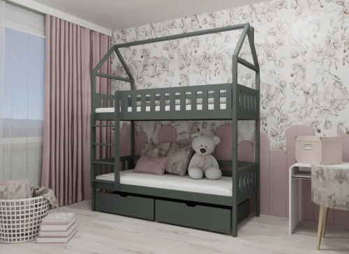 GAJA 80x160 Grafit Ev Tipi Ranza Lano Meble