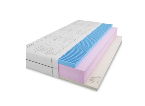 TEBE 80x150 mittelharte 17 cm Schaumstoffmatratze mit Visco-Schaum Lano Möbel
